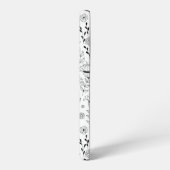 Libellen und Blume Samsung Galaxy Hülle (Linke Seite)