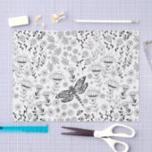 Libellen und Blume Seidenpapier (Handwerk)