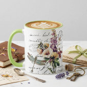 Libellen und Blume Tasse