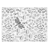 Libellen und Blume Tischdecke (Vorderseite (Horizontal))