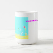 Libellen und Blumen-Kaffee-Tasse Kaffeetasse (Mittel)