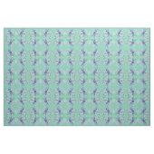 Libellen und Blüten (blau) Stoff (Yard (91,4 cm))