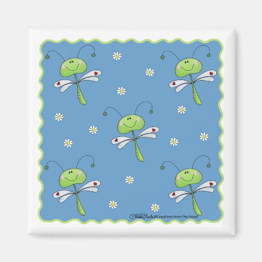 Libellen und Daisies Magnet (Vorne)