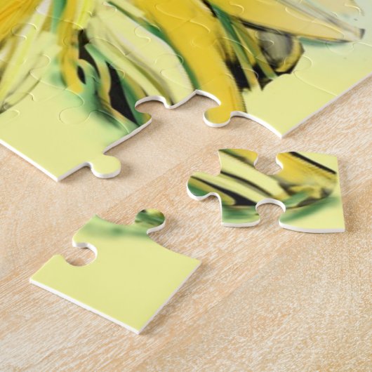 Libellen- und Gänseblümchenpuzzlespiel Puzzle (Seite)