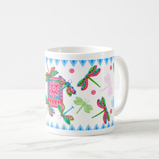 Libellen und Lilien Tasse 2 (VorderseiteRechts)