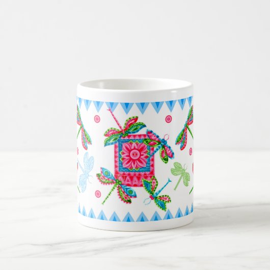 Libellen und Lilien Tasse 2 (Mittel)