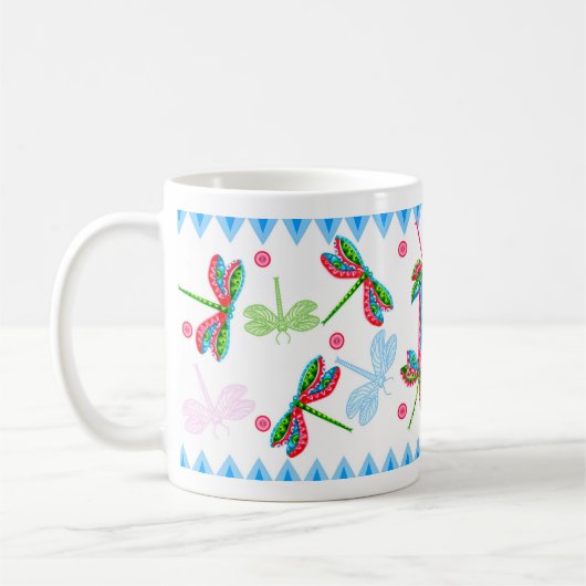 Libellen und Lilien Tasse 2 (Links)