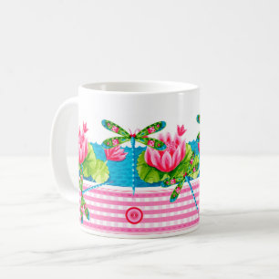Libellen und Lilien-Tasse Kaffeetasse