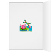 Libellen und Lilies-Karte (Innen (Links))