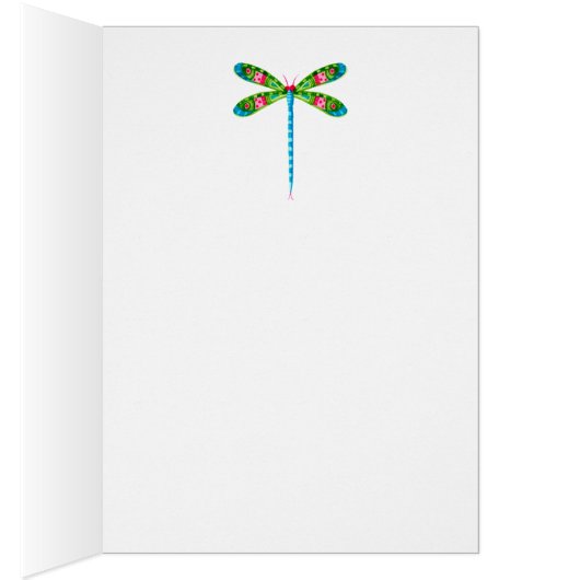 Libellen und Lilies-Karte (Innen (Rechts))