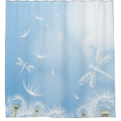 Libellen und Lüster Duschvorhang (Vorderseite)