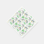 Libellen und Lüster Serviette (Ecke)