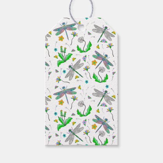 Libellen und Lüstern von und nach Geschenkanhänger (Vorderseite)