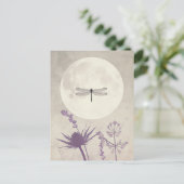 Libellen und Natur Postkarte (Stehend Vorderseite)