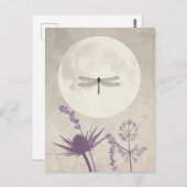 Libellen und Natur Postkarte (Vorne/Hinten)