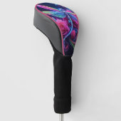 Libellen und Rose Golf Headcover (angewinkelt)