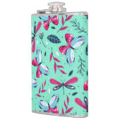 Libellen und Schmetterlinge Flachmann (Links)