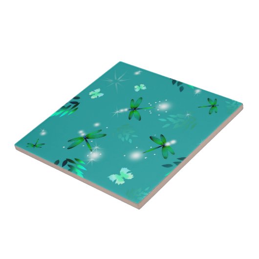 Libellen und Schmetterlinge Fliese (Seite)