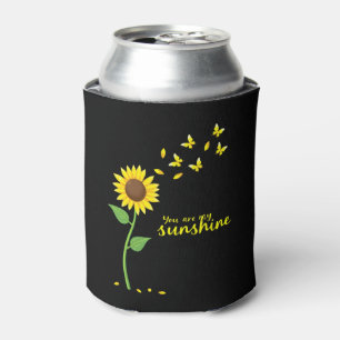 Libellen und Sonnenblume You Are My Sunshine (1) Dosenkühler