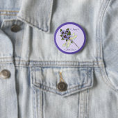 Libellen und Stiefmütterchen Button (Beispiel)