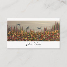 Libellen und Wildblumen