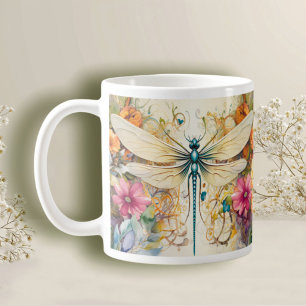 Libellen und Wildblumen Kaffeetasse