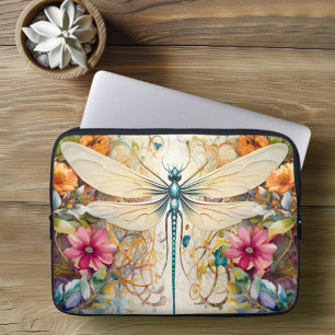 Libellen und Wildblumen Laptopschutzhülle