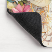 Libellen und Wildblumen Mousepad (Ecke)