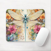 Libellen und Wildblumen Mousepad (Mit Mouse)