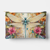 Libellen und Wildblumen Zubehörtasche (Vorderseite)