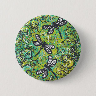 Libellen und Wirbel, grafische Kunst Produkte Button