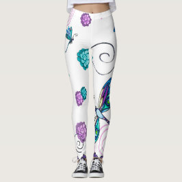 Libellen und Wirble Leggings