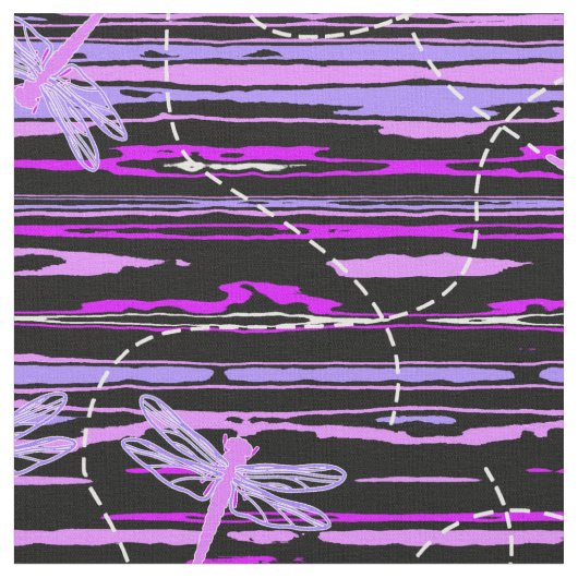 Libellen - Violett Stoff (Nahaufnahme)