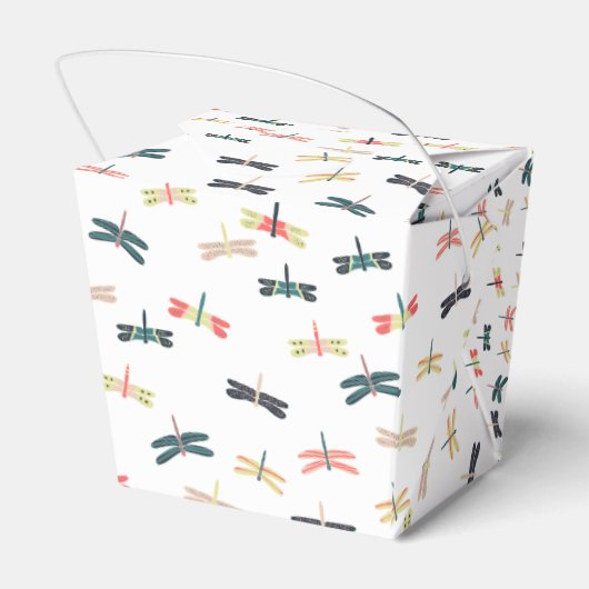 Libellen von Origami Prints Geschenkschachtel (Rückseite)