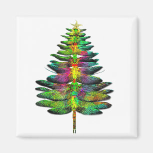 Libellen-Weihnachtsbaum Libellen Xmas  Magnet