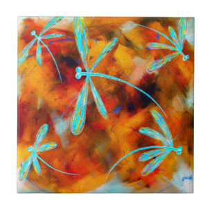 Libellen-Wüsten-Flitzen Fliese