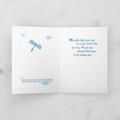 Libellen zum Geburtstag, religiös, Mann Karte (Innenseite)