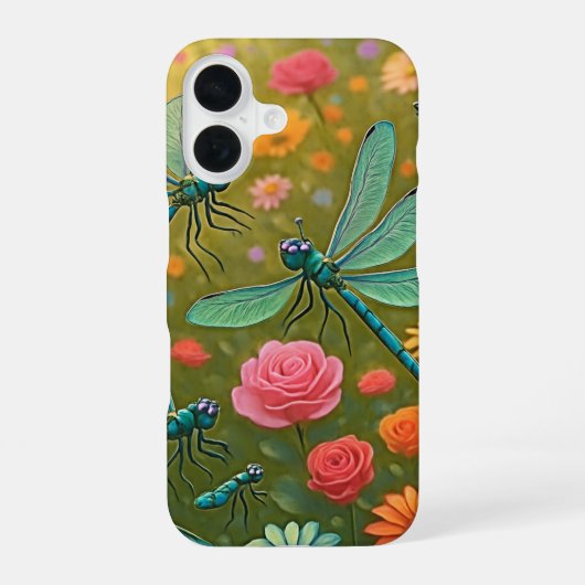 Libellenbabys iPhone 16 Hülle (Rückseite)