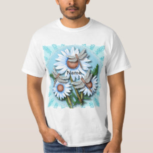 Libellenblaue Gänseblümchen  T-Shirt