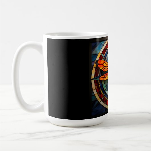 Libellenfarbglas Kaffeetasse (Links)