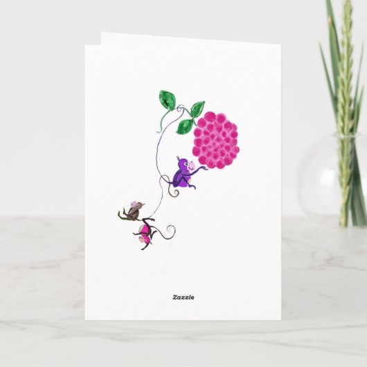 Libellenfeiertagsbaum Feiertagskarte (Rückseite)