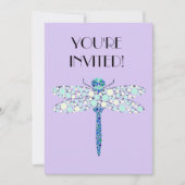 Libellenfliege Einladung (Vorderseite)