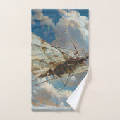 Libellenfliege-Flugzeug Badhandtuch Set (Handtuch)