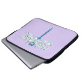 Libellenfliege Laptopschutzhülle (Vorne Knopf)