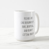 Libellenfreundschaft selten schön aufbauend kaffeetasse (VorderseiteRechts)