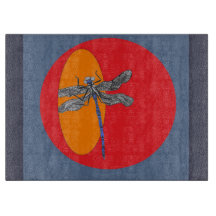 Libellenglasschneidenbrett