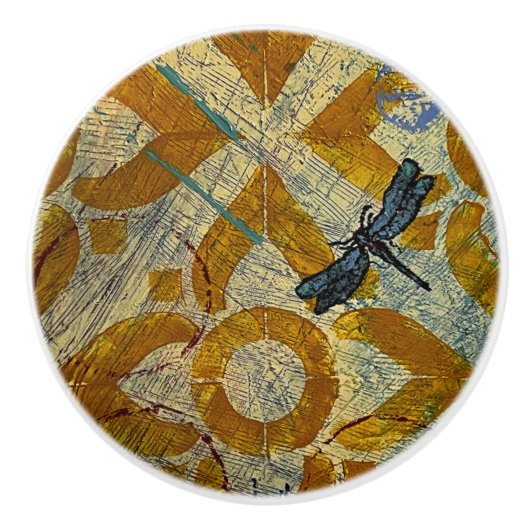 Libellengriff Keramikknauf (Vorderseite)