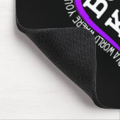 Libellenherz Sei freundlich Lila Überdosierungsbew Mousepad (Ecke)