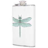 Libelleninsekt Vinyl Wrapped Flask Flachmann (Links)