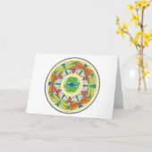 Libellenkreis Karte (Gelbe Blume)